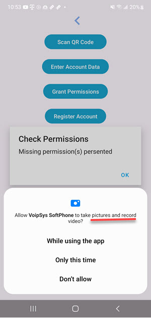 Image: Accept permission